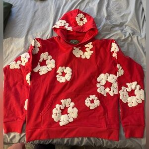 Denim Tears Red Hoodie Brand New Large 100%Authentic$450+ STOCKX ✅TopRatedSeller